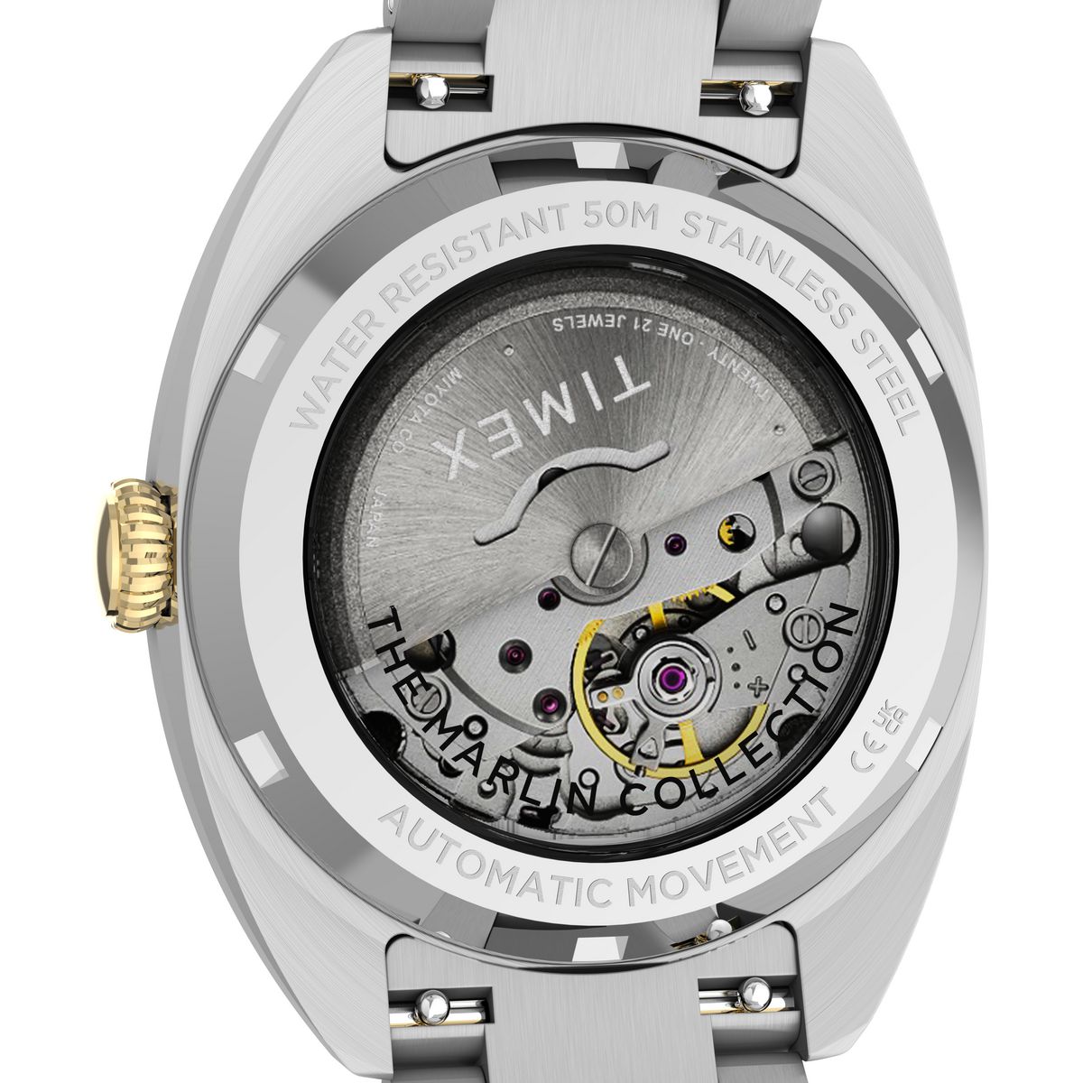 TW2Y65100 Marlin Draper automático de hombre correa de metal