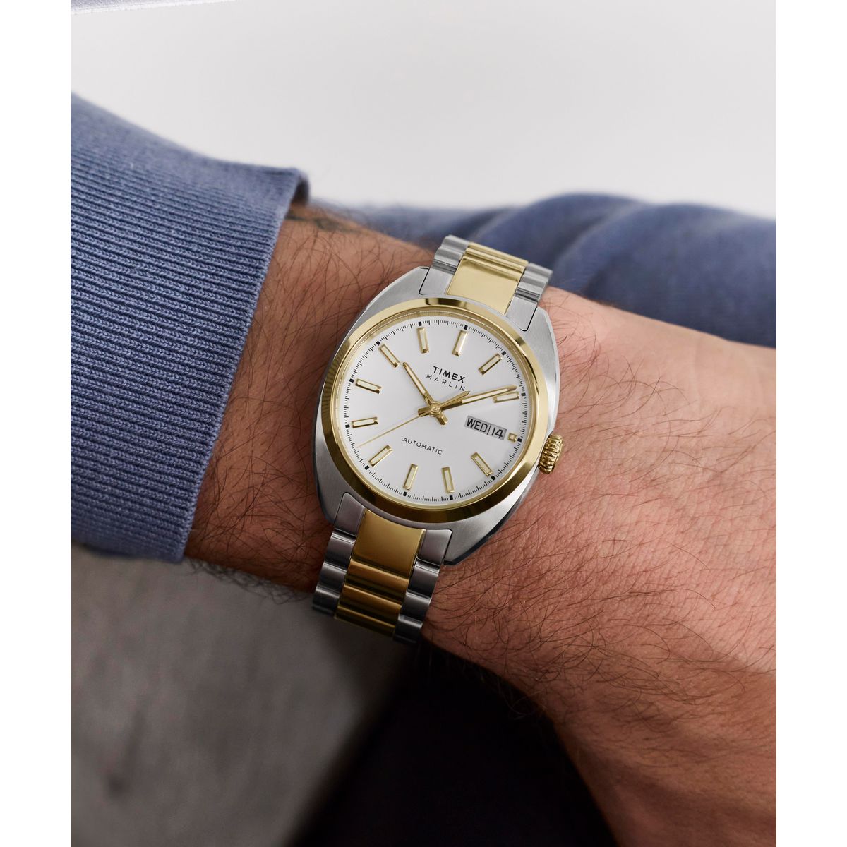 TW2Y65100 Marlin Draper automático de hombre correa de metal