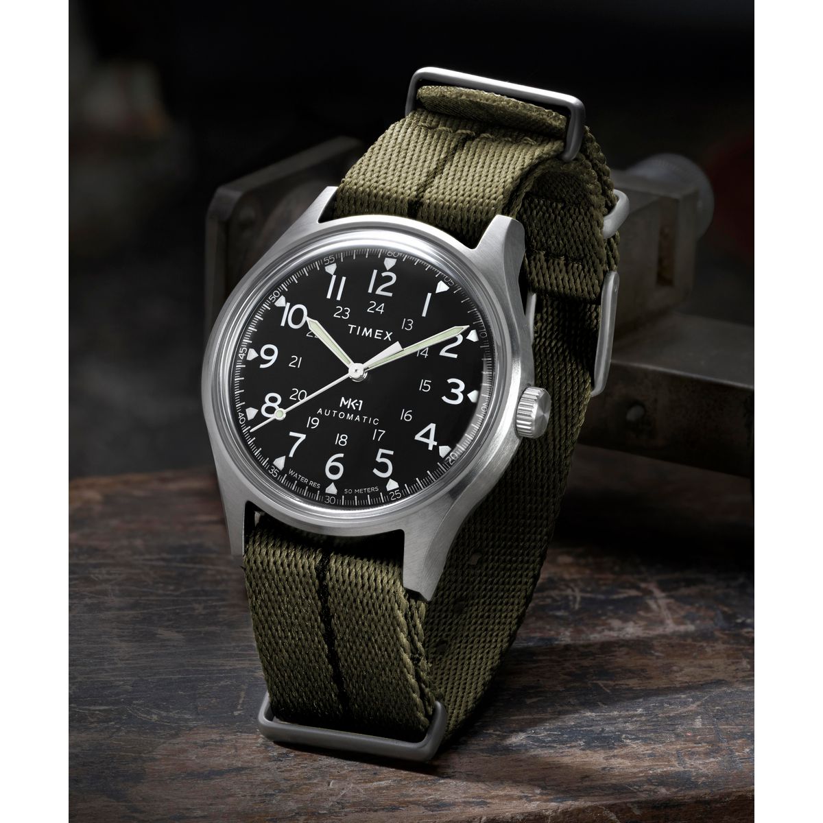 TW2Y71700 MK1 de hombre pulsera de tela 40 mm automático