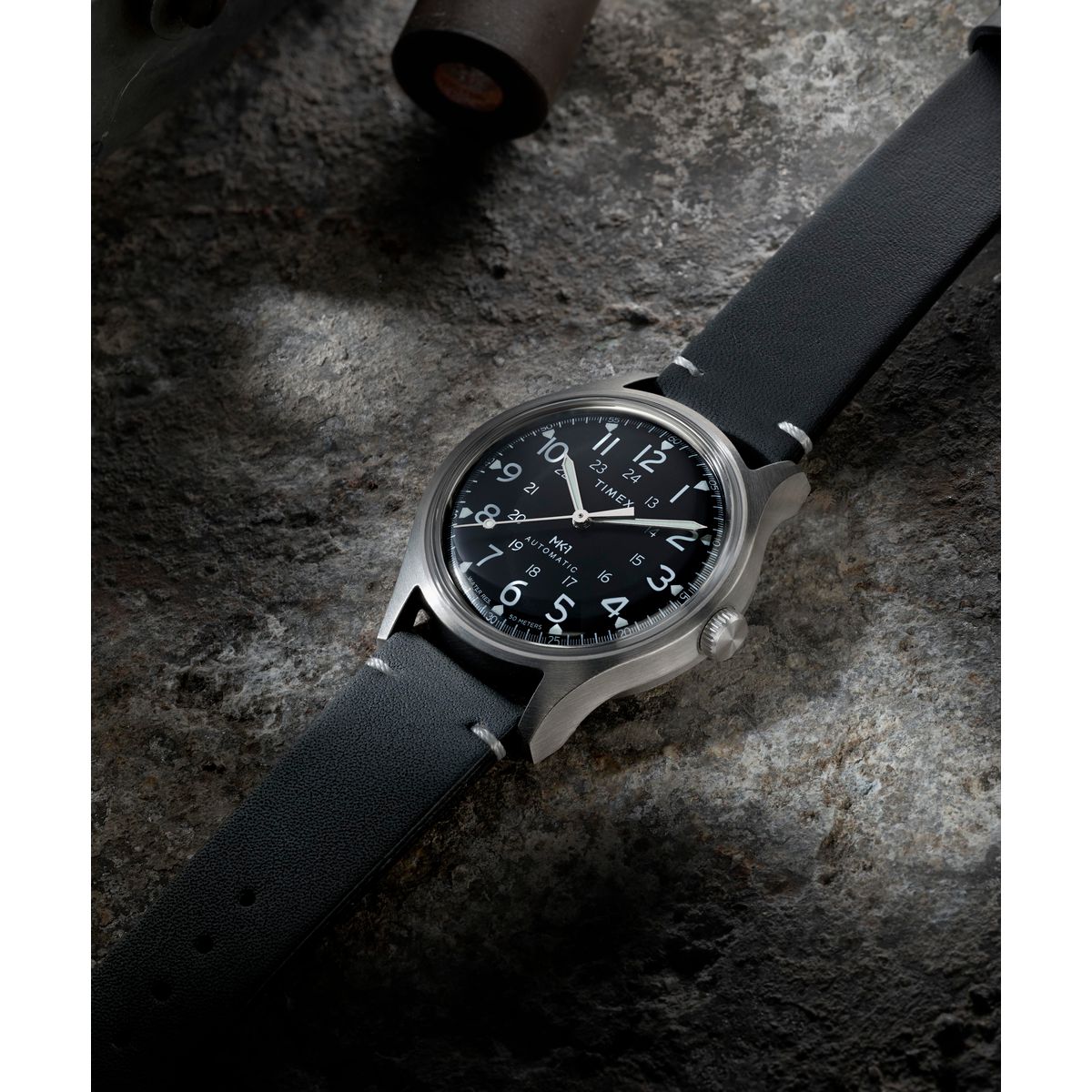 TW2Y71800 MK1 Military de hombre automático correa de piel