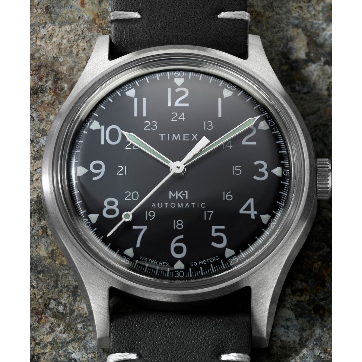 TW2Y71800 MK1 Military de hombre automático correa de piel