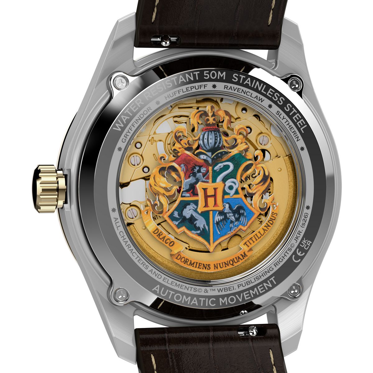TW2Y75500 Harry Potter Waterbury Skeleton Automático de hombre correa de cuero