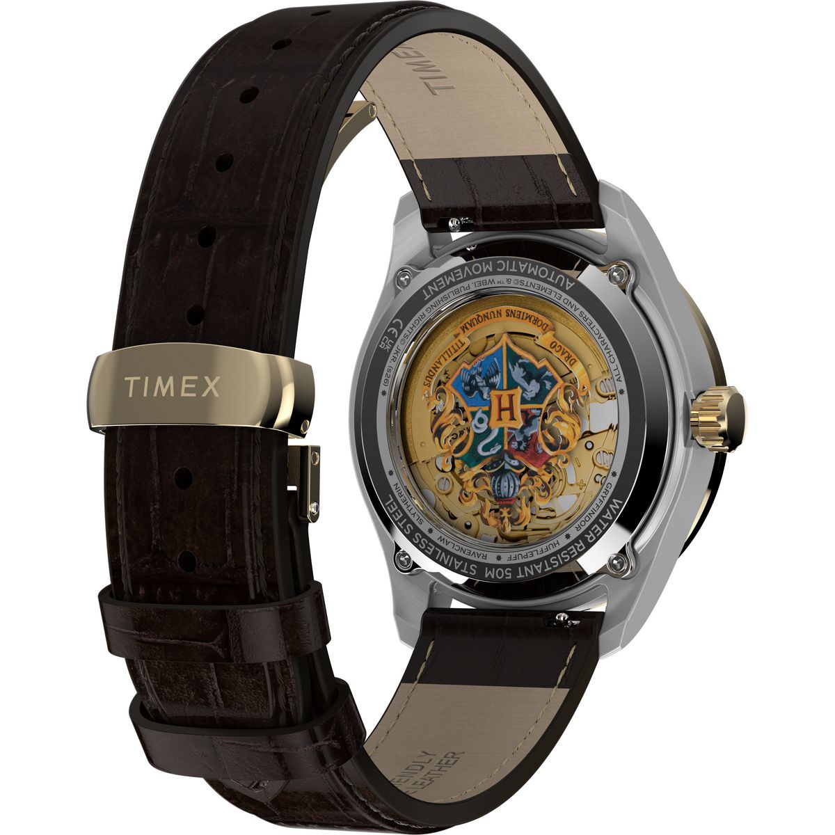 TW2Y75500 Harry Potter Waterbury Skeleton Automático de hombre correa de cuero