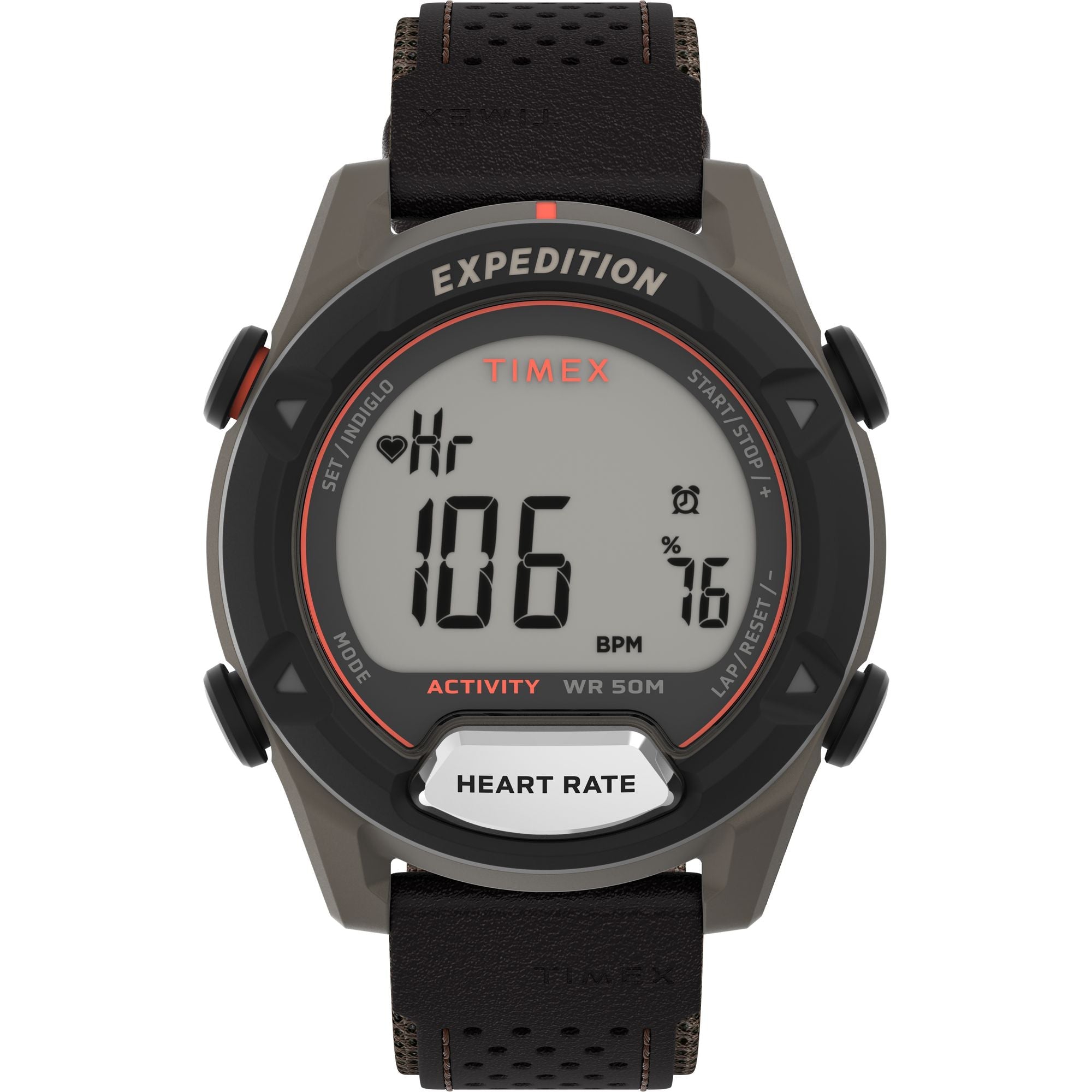 TW4B27100 Expedition Trailblazer de hombre banda de piel 43 mm