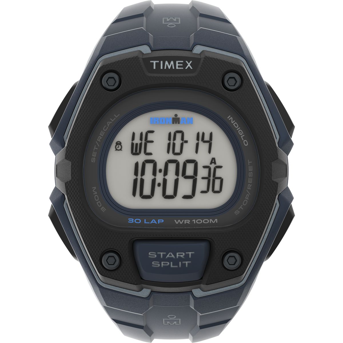 TW5M48400 Ironman Digital para Caballero con Correa de Caucho 45 mm