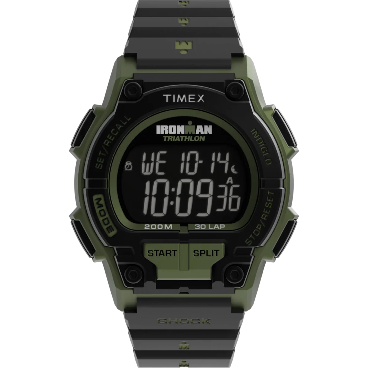 TW5M64900 Ironman Shock Endure de hombre pulsera de caucho 42 mm