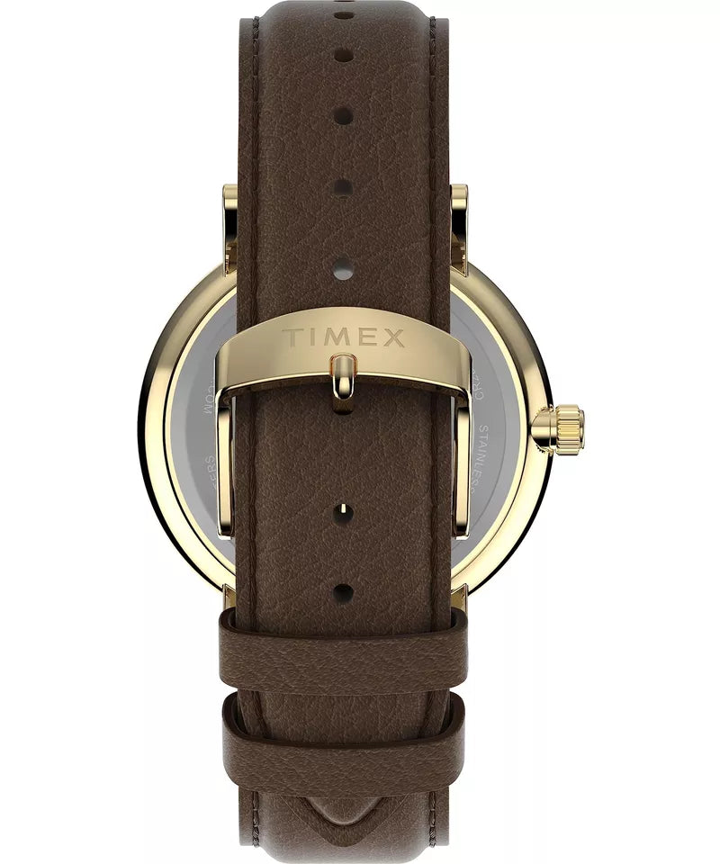 TW2V91300 Análogo para Hombre pulsera de Cuero